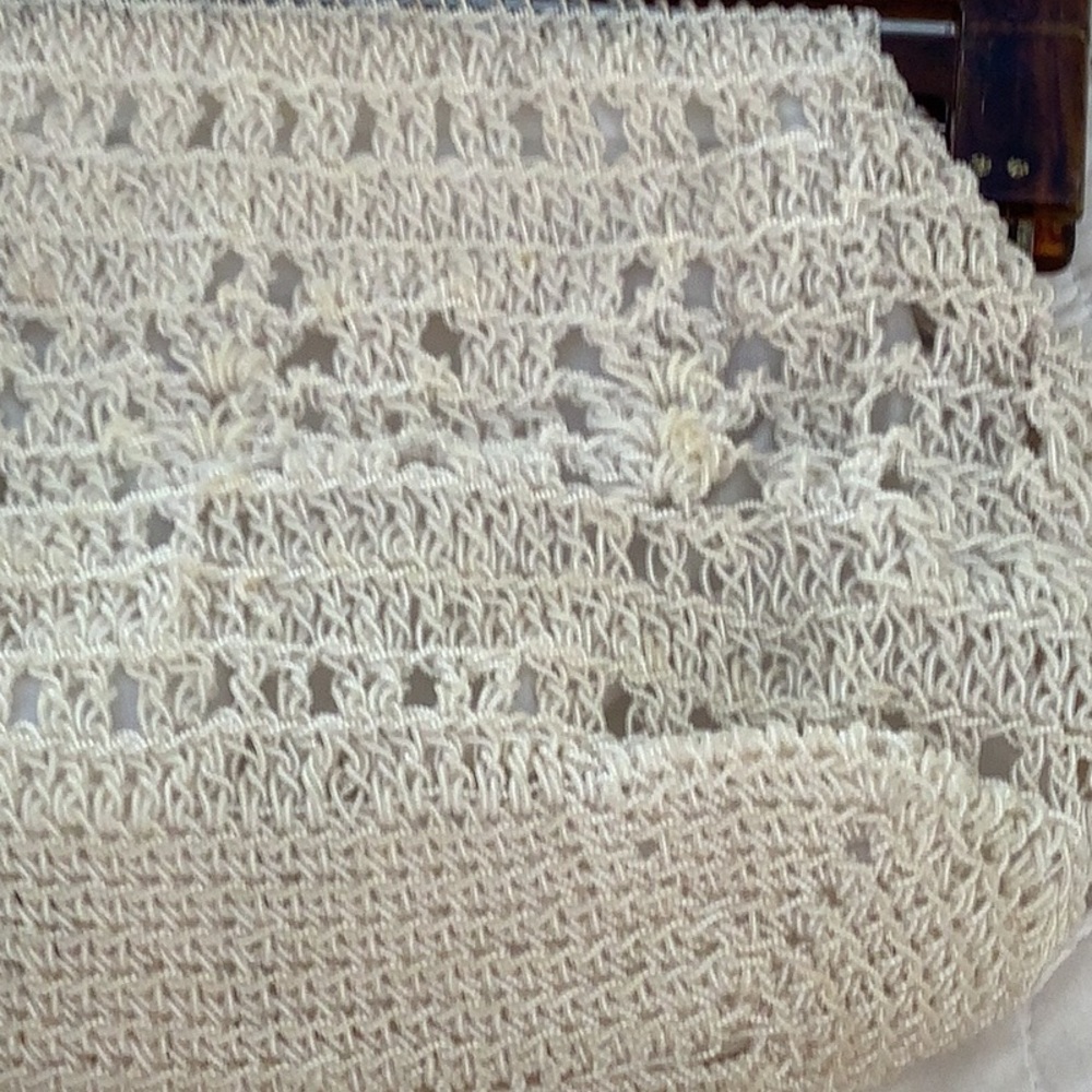 Crochet Beaded Vintage Bag 🌸🌸🌸💛💛 - Picture 4 of 12